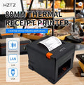 HZTZ 80mm imprimante de reçus thermique HZ-8360 coupe automatique Restaurant cuisine POS imprimante USB LAN Bluetooth